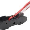 Brake Caliper Press Tool Car Ratcheting Brake Caliper Piston Spreader Press Tool with 2 pcs Steel Plates Red