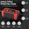 10Amp Car Battery ChargerSupport 1A 6A 010ATrickle Charger for Car Battery 12vFast Battery Chargers Automobile 12voltSmart Lifepo4AGMLithium Battery Chargers for Auto Motorcycle Marine