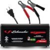 Schumacher Electric Battery Charger and Maintainer SC1355 3in1 Fully Automatic 1.5 Amps 6 Volt and 12 Volt for Motorcycle Power Sport Car and Marine Batteries