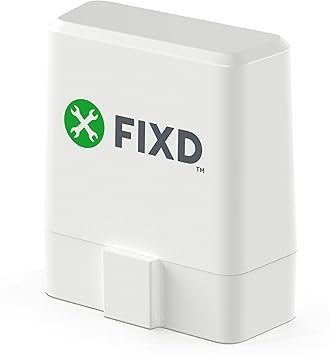 FIXD Bluetooth OBD2 Scanner for Car Car Code Readers Scan Tools for iPhone Android Wireless OBD2 Auto Diagnostic Tool to Check Engine Fix All Cars Vehicles ‘96 or Newer 1 Pack