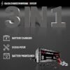 Schumacher Electric Battery Charger and Maintainer SC1355 3in1 Fully Automatic 1.5 Amps 6 Volt and 12 Volt for Motorcycle Power Sport Car and Marine Batteries
